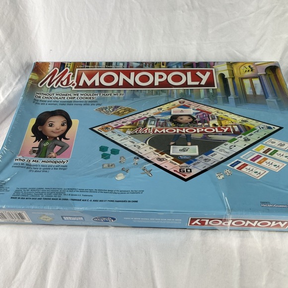 Ms. Monopoly Board Game Hasbro E8424 Family kids Games - Picture 4 of 7